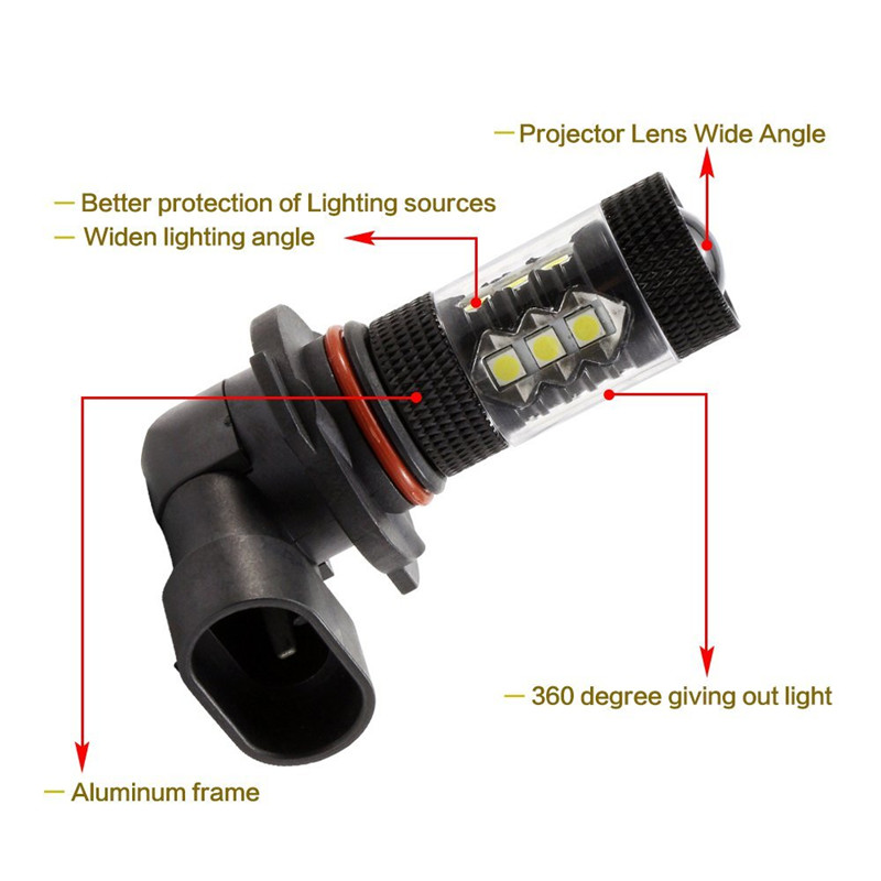 2 Buah Lampu Kabut H8 H11 H7 H - Car Led Headlight 9005 9006 ulasan dan harga
