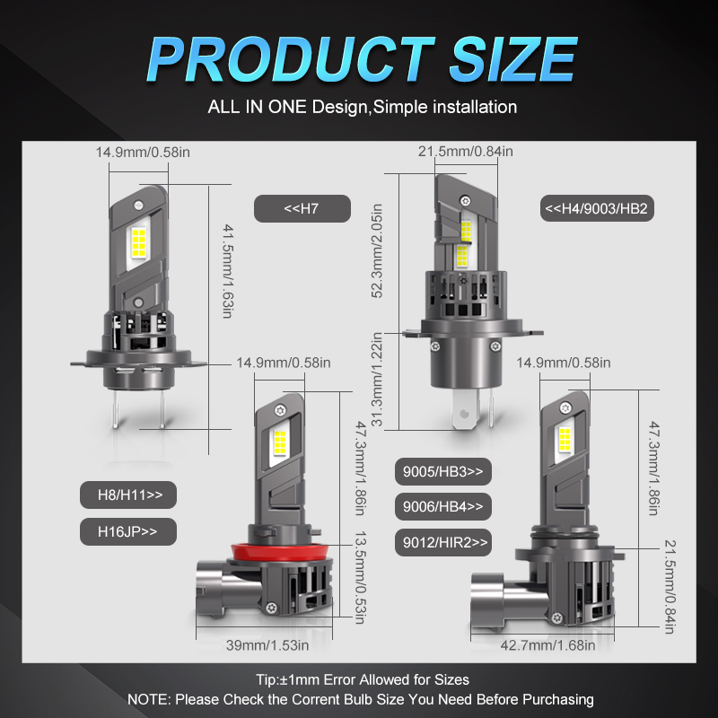 2 Buah 20000LM H8 H11 H7 LED C - Led Headlight Bulb H7 20000Lm ulasan dan harga